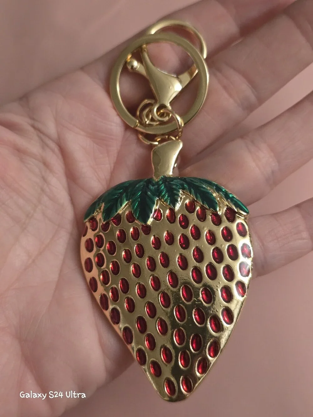 Strawberry 🍓 Bag Charm/ Keychain NEW
